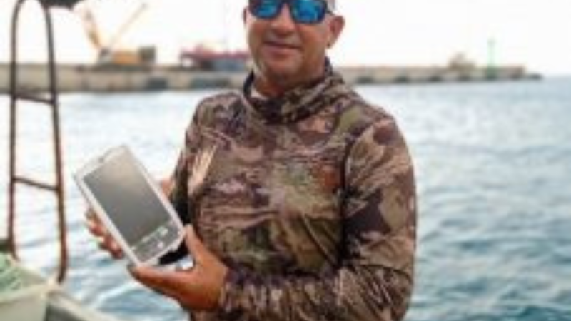 Story From the Field: Providing vessel tracker on St Helena island