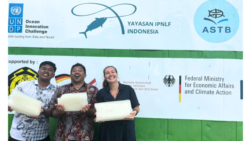 How small-scale fishers in Indonesia are revolutionising ice production and reducing their carbon footprint.